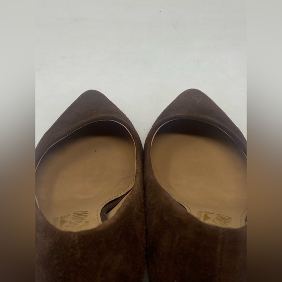 Salvatore Ferragamo Pumps Heel Brown Suede Sz 5 - Picture 8 of 16